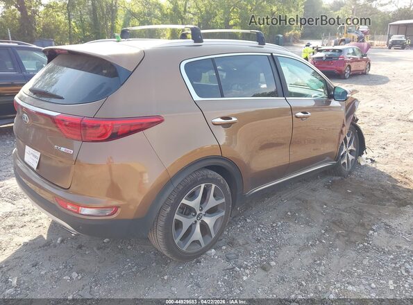 KNDPR3A61H7180701 2017 KIA SPORTAGE Brown Trasero derecho