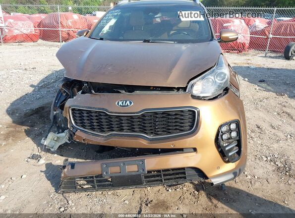 KNDPR3A61H7180701 2017 KIA SPORTAGE Brown Vista frontal