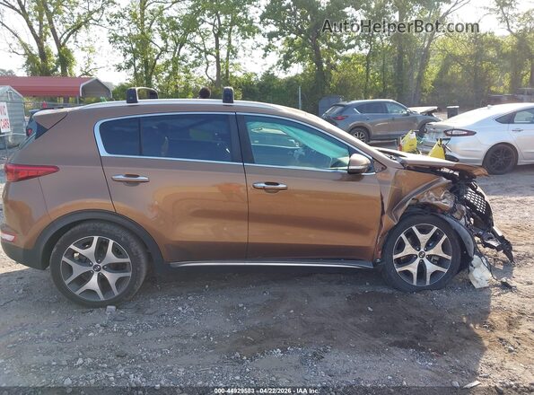 KNDPR3A61H7180701 2017 KIA SPORTAGE Brown Vista interior de 360 grados