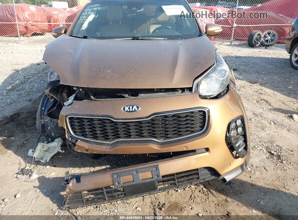 KNDPR3A61H7180701 2017 KIA SPORTAGE Brown Vista interior trasera