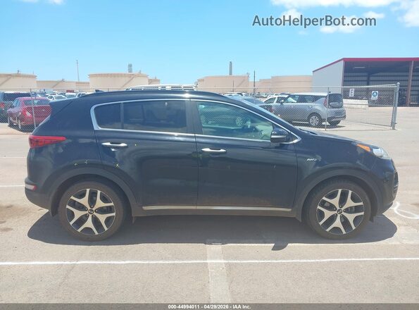 KNDPRCA61J7369628 2018 KIA SPORTAGE Black Rear interior view