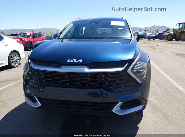 KNDPVCDG8S7240285 2025 KIA SPORTAGE HYBRID Blue Instrument cluster view