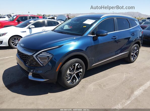 KNDPVCDG8S7240285 2025 KIA SPORTAGE HYBRID Blue Front left