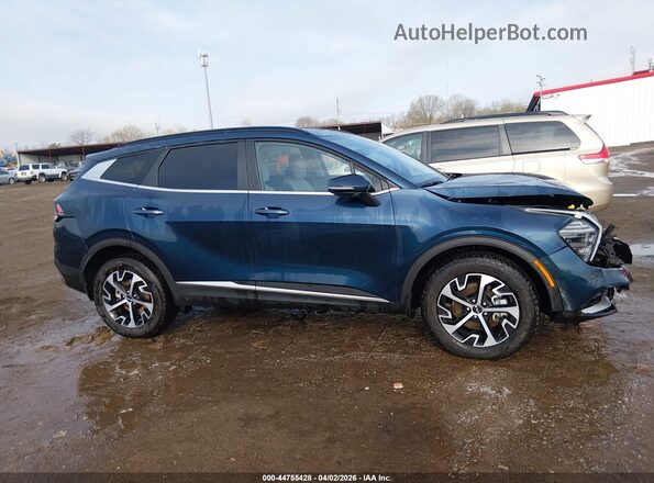 KNDPVCDG8S7250640 2025 KIA SPORTAGE HYBRID Синий Вид задней части салона