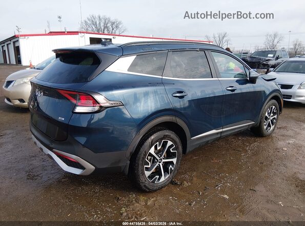 KNDPVCDG8S7250640 2025 KIA SPORTAGE HYBRID Синий Задняя правая четверть