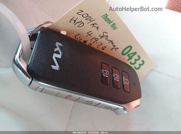 KNDPXCDG4R7155125 2024 KIA SPORTAGE HYBRID Gray Вид панелі приладів