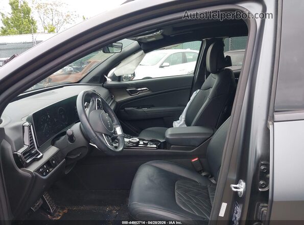 KNDPZDAH3P7115385 2023 KIA SPORTAGE PLUG-IN HYBRID Gray Front interior view