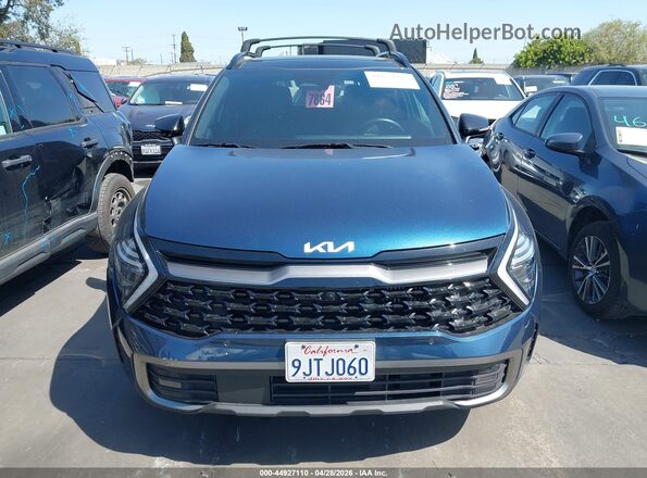 KNDPZDAH8P7105001 2023 KIA SPORTAGE PLUG-IN HYBRID Синий Вид задней части салона