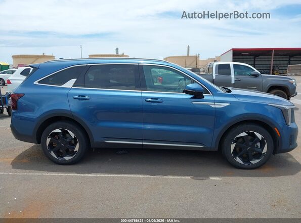 KNDRH4JG2S5299077 2025 KIA SORENTO HYBRID Blue Rear interior view