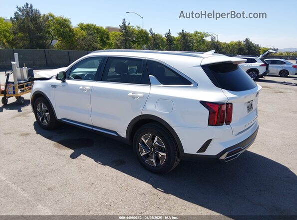 KNDRH4LG2M5054358 2021 KIA SORENTO HYBRID White Rear left