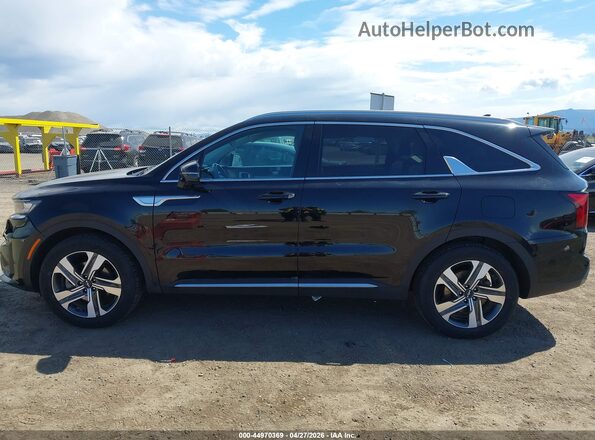 KNDRHDLGXP5175790 2023 KIA SORENTO HYBRID Black Սալոնի 360 աստիճան տեսք