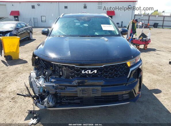 KNDRHDLGXP5175790 2023 KIA SORENTO HYBRID Black Սարքավորումների վահանակի տեսք