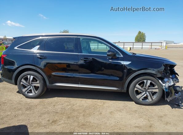 KNDRHDLGXP5175790 2023 KIA SORENTO HYBRID Black Սալոնի հետևի տեսք