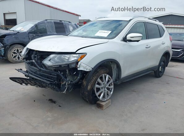 KNMAT2MT1HP595665 2017 NISSAN ROGUE White Vista tres cuartos delantera izquierda