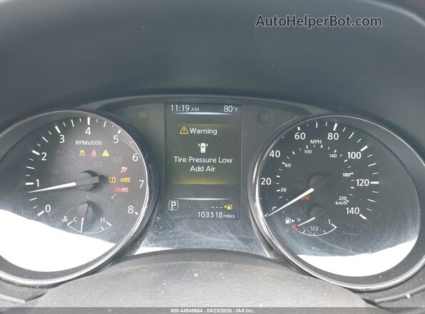 KNMAT2MT1HP595665 2017 NISSAN ROGUE White Vista de los asientos traseros