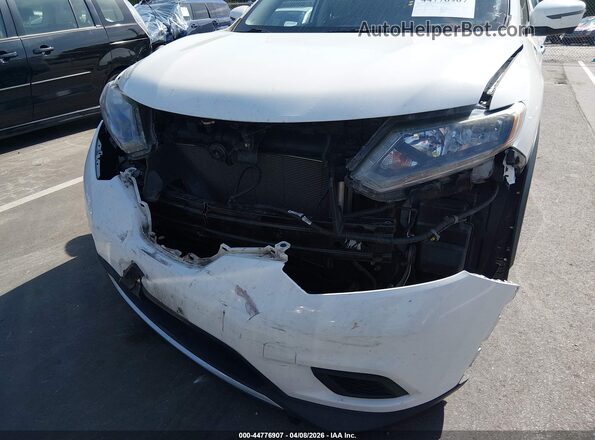 KNMAT2MT2GP620278 2016 NISSAN ROGUE White Front view