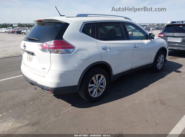 KNMAT2MT2GP620278 2016 NISSAN ROGUE White Rear right