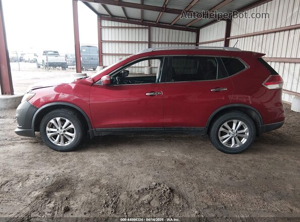 KNMAT2MT2GP650624 2016 NISSAN ROGUE Red Панорамний вид салону 360°