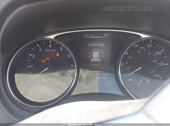 KNMAT2MT2GP699712 2016 NISSAN ROGUE White Vista de los asientos traseros