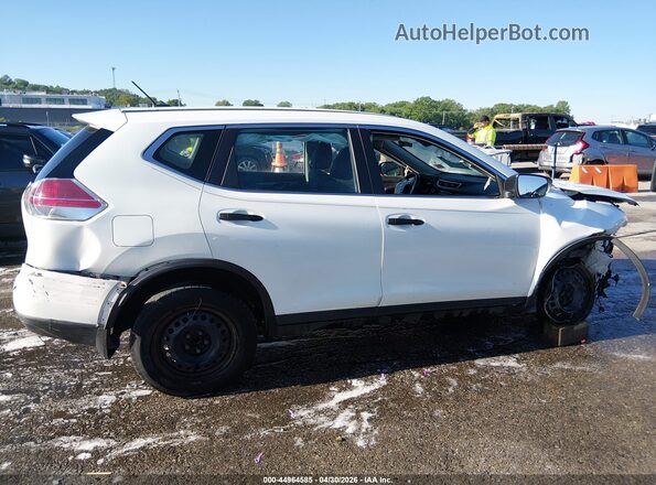 KNMAT2MT3GP593706 2016 NISSAN ROGUE White უკანა სალონის ხედი