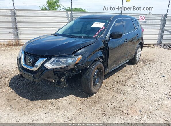 KNMAT2MT3HP608433 2017 NISSAN ROGUE Black Передня ліва чверть