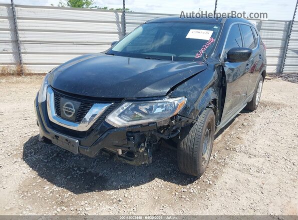KNMAT2MT3HP608433 2017 NISSAN ROGUE Black Вид спереду