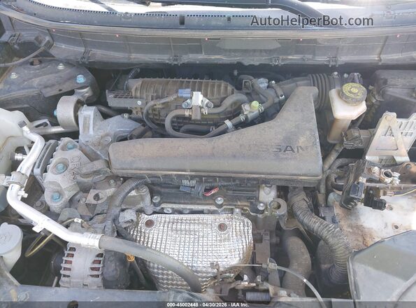 KNMAT2MT3HP608433 2017 NISSAN ROGUE Black Вид ззаду