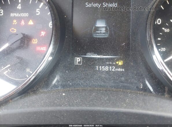 KNMAT2MT3HP608433 2017 NISSAN ROGUE Black Вид задніх сидінь