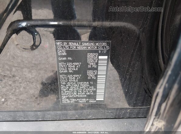 KNMAT2MT3JP505048 2018 NISSAN ROGUE Black 