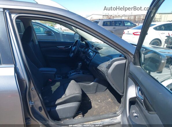 KNMAT2MT3JP601911 2018 NISSAN ROGUE Gray წინა სალონის ხედი