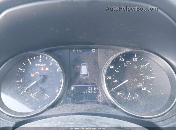 KNMAT2MT3JP601911 2018 NISSAN ROGUE Gray უკანა სავარძლების ხედი