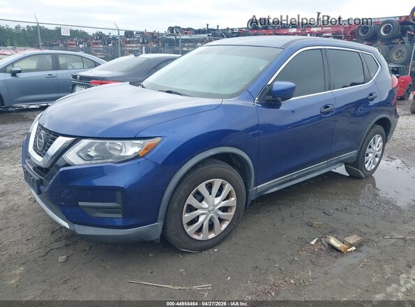 KNMAT2MT4JP582348 2018 NISSAN ROGUE Blue 
