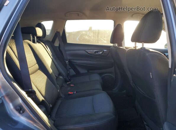 KNMAT2MT4KP524371 2019 NISSAN ROGUE Gray უკანა სავარძლების ხედი
