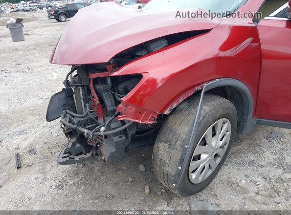 KNMAT2MT5GP626480 2016 NISSAN ROGUE Red Front view