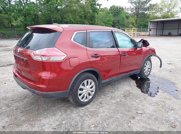 KNMAT2MT5GP626480 2016 NISSAN ROGUE Red Rear right