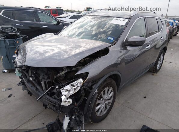 KNMAT2MT5LP526602 2020 NISSAN ROGUE Gray წინა მარცხენა ხედი სამი მეოთხედიდან