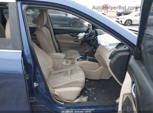 KNMAT2MT6LP543022 2020 NISSAN ROGUE Blue Widok wnętrza z przodu