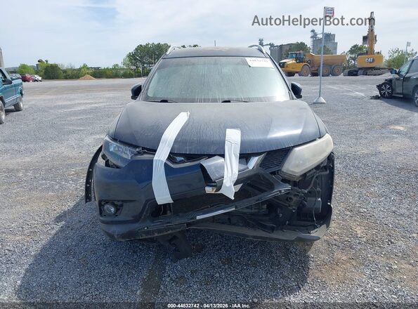 KNMAT2MT8GP669713 2016 NISSAN ROGUE Blue Vista del cuadro de instrumentos