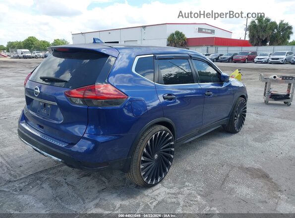 KNMAT2MT9JP597895 2018 NISSAN ROGUE Blue უკანა მარჯვენა