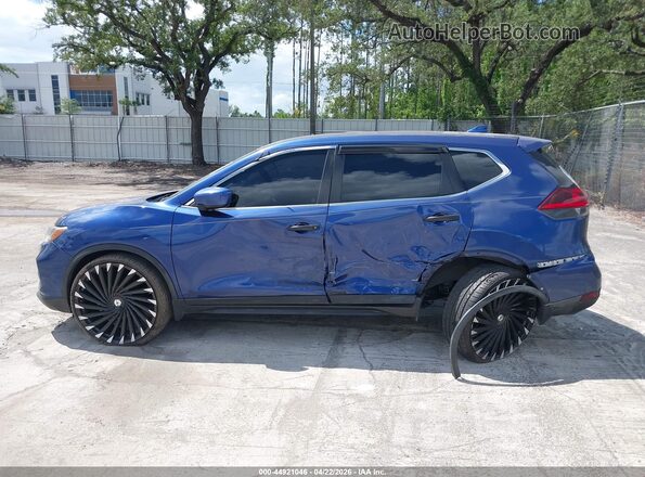 KNMAT2MT9JP597895 2018 NISSAN ROGUE Blue წინა ხედი