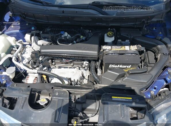 KNMAT2MT9JP597895 2018 NISSAN ROGUE Blue უკანა ხედი