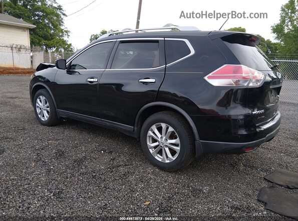 KNMAT2MTXGP628760 2016 NISSAN ROGUE Black Tył lewy
