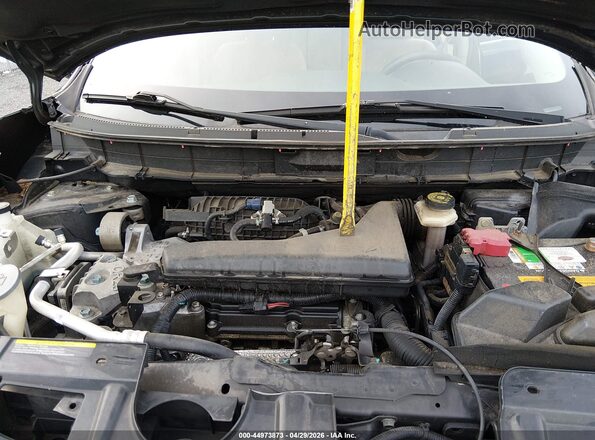 KNMAT2MTXGP628760 2016 NISSAN ROGUE Black Widok z tyłu