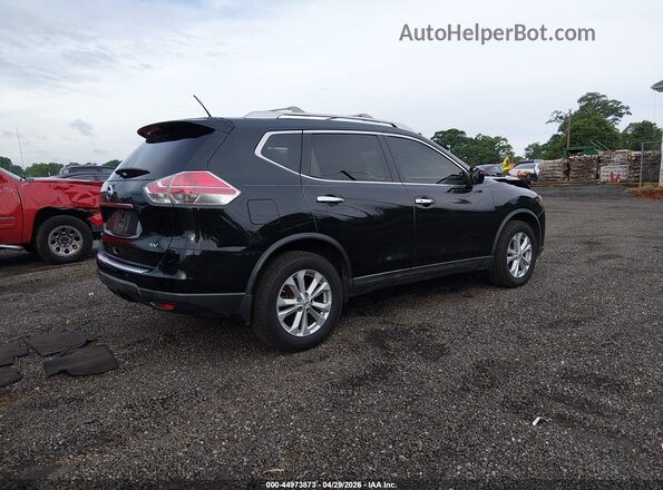 KNMAT2MTXGP628760 2016 NISSAN ROGUE Black Tył prawy