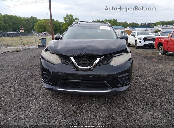 KNMAT2MTXGP628760 2016 NISSAN ROGUE Black Widok wnętrza z tyłu