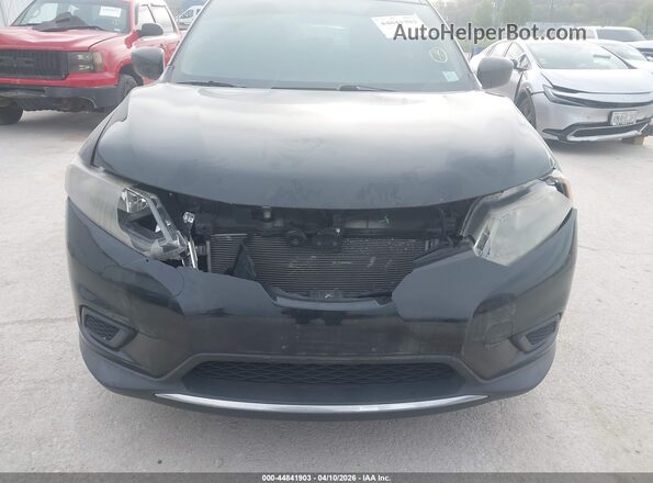 KNMAT2MV0GP638506 2016 NISSAN ROGUE Black Դիմացի տեսք