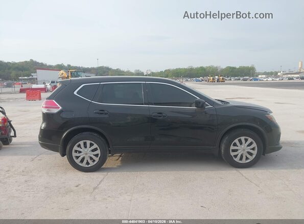 KNMAT2MV0GP638506 2016 NISSAN ROGUE Black Սալոնի հետևի տեսք