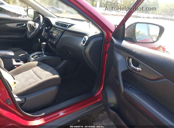KNMAT2MV1GP600475 2016 NISSAN ROGUE Red Front interior view