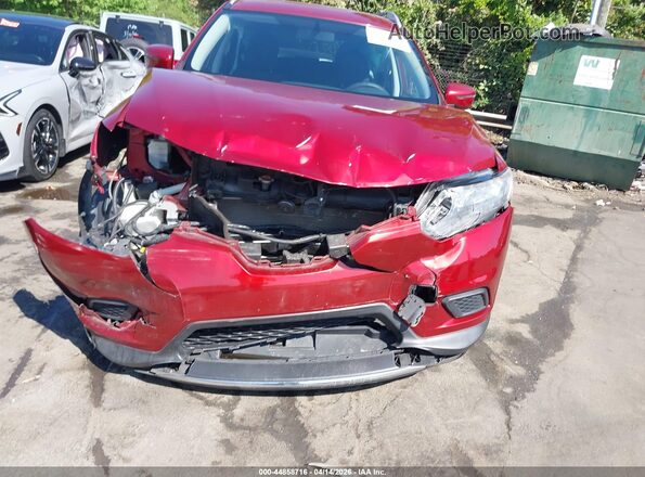 KNMAT2MV1GP600475 2016 NISSAN ROGUE Red Rear interior view
