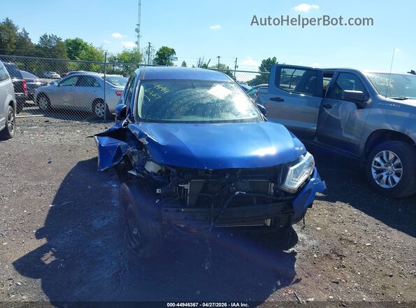 KNMAT2MV1HP595862 2017 NISSAN ROGUE Blue Սալոնի հետևի տեսք
